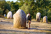 Megaliti neolitici nella zona di Evora. Cromeleque dos Almendres.